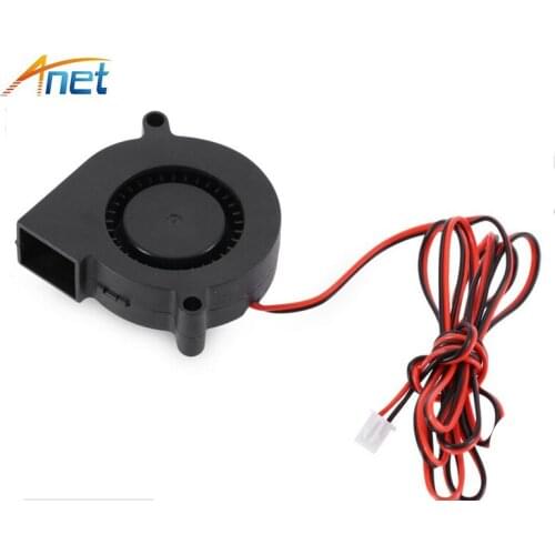 10pcs/lot 3D Printer Part Accessories Turbine DC Blower Small Fan 5015 Industrial Fan Cooling Fan DC 24V