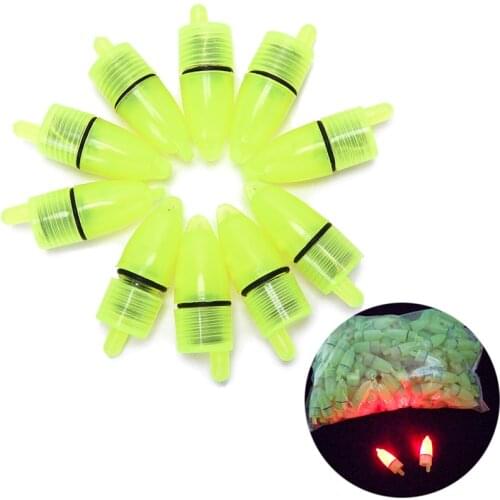 10pcs Fishing Lights Led Alarm Floating Sensor Fishing Signal Fishing Supplies High Quality Sea Pole Alarm
