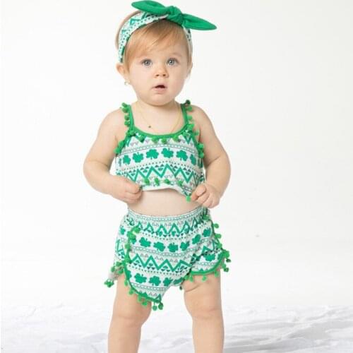Sexy Beach Costume Baby Girls Outfit Bebe Kids Lace Romper Tutu Jumpsuit Overall Children Baby Infant Clothing 3PCS Green C019