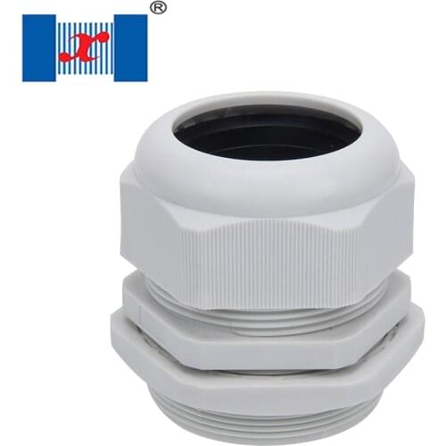 50 PCS M20 White Black Nylon Plastic Waterproof Cable Gland Joints For 6mm-12mm Cables With Locknut