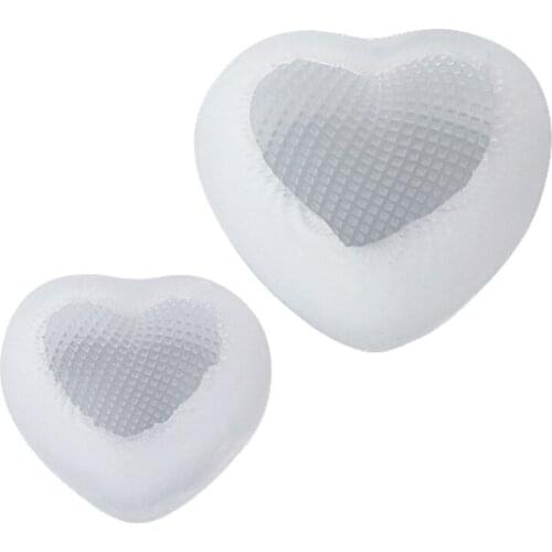 3D Grids Love Heart Epoxy Resin Mold Home Ornaments Silicone Mould DIY Crafts Jewelry Decoration Casting Tool