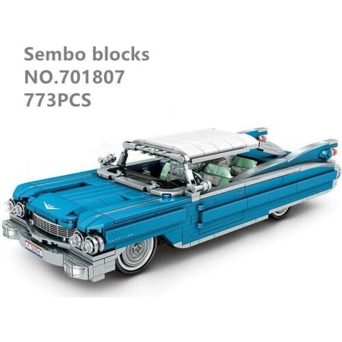 773pcs Teens Kids Building Toys Blocks Boy Puzzle Vintage Car Model Sembo blocks 701807 no box