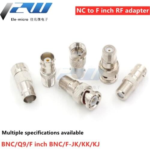 BNC to F adapter BNC male/female Q9 head F head F male F female TV inch conversion head RF connector