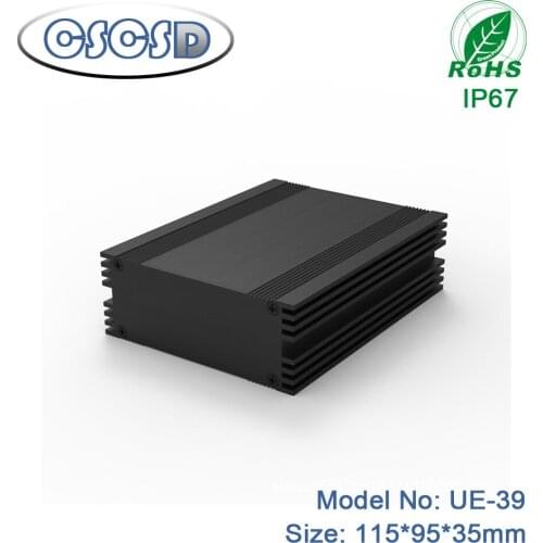 Box electronic project aluminum pcb boxes with dividers alminum pcb box enclosure aluminum waterproof by CSCSD 1pcs 115*95*35mm
