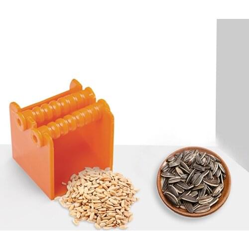 2pcs Melon Seed Peel Tool Lazy Artifact Household Automatic Sunflower Shelling Machine Opener Child Assist Clean Seeds Gift