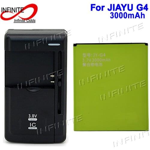 JY-G4 3000mAh JIAYU G4 Battery for JIAYU G4 G4A G4T G4S G5 + Universal Charger