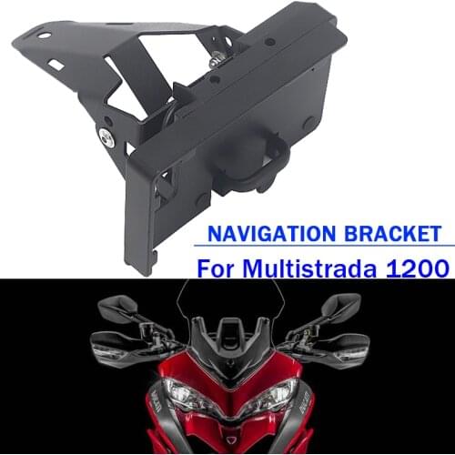 MULTISTRADA 1200 GPS Smart Phone Navigation Mount Mounting Bracket Adapter Holder For Ducati Multistrada 1200 2013 2014