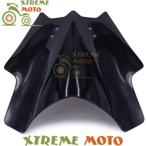 Black Plastic Motorcycle Windscreen Windshield For KTM 125 200 390 Duke Motocross Motorbike Dirt Bike