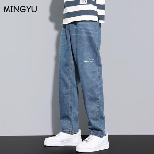 Мужские широкие джинсы MINGYU China At AliExpress