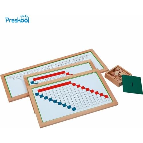 Montessori Kids Toy Subtraction Working Charts with Frame for Early Childhood Education Preschool Kids Brinquedos Juguetes