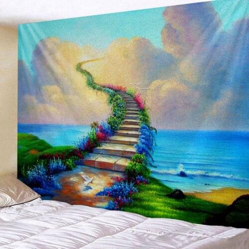 Sea Ladder Tapestries Wall For Home Deco Living Room Bedroom Large Size