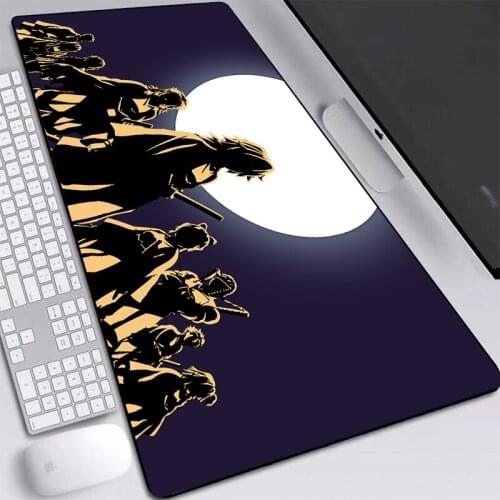 MRGBEST Anime Mouse Pad Large Ghost Blood Blade Hemming Natural Softy Rubber Desk Mat for Notebook Laptop Game Gamer Play XXL