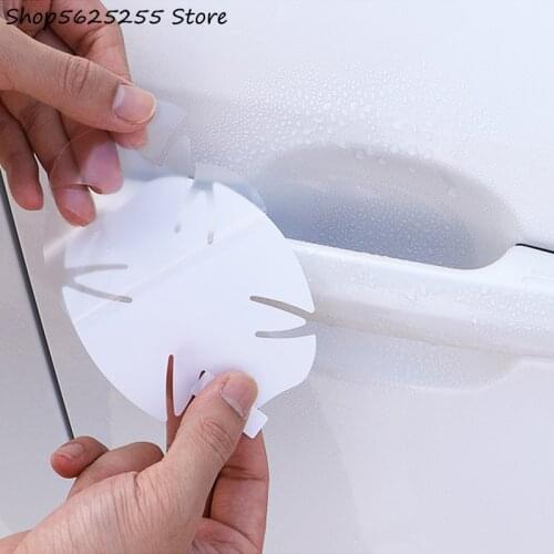 Car Door Handle Bowl Sticker Special Modification Protection Film For Toyota RAV4 RAV-4 2020 2021 2019 Decoration