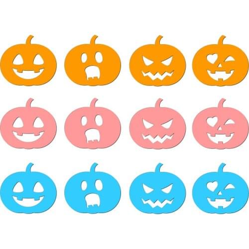 New Halloween Pumpkins Wooden Die Scrapbooking C2950 Cutting Dies Multiple Sizes Compatible With Most Die Cutting Machines