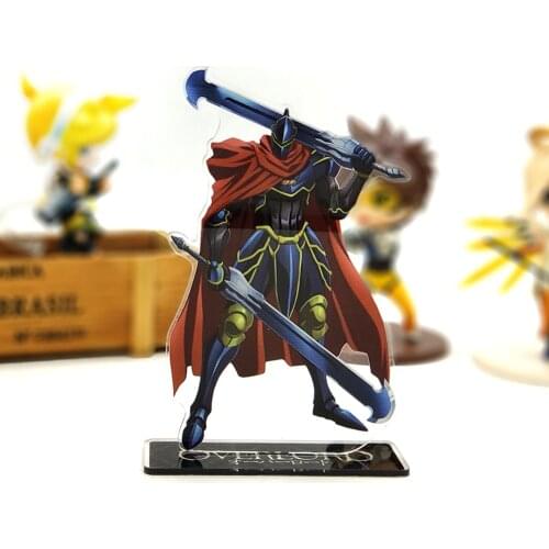 Over Lord Momonga Dark Knight Ainz Ooal Gown acrylic stand figure model plate holder cake topper anime japanese cool