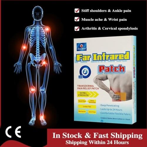 Enokon Medical Pain Patch Far Infrared Plaster Chinese Herbal Tiger Balm Patch Therapy Orthopedic Rheumatic Arthritis Sports Use