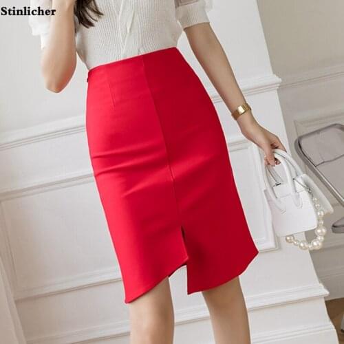 Stinlicher Slit Pencil Skirts