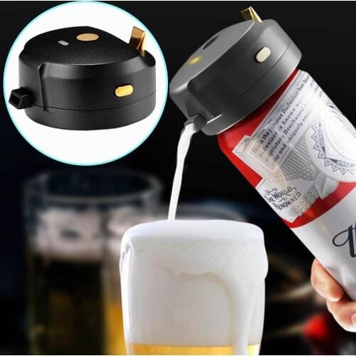 Ultrasonic Beer Bubbler Foam Maker Machine Self-service Foamer Household For Bottled Beer Canned Beer Home Kitchen Bar Tools