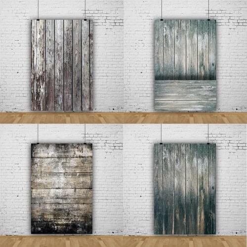 Colorful and Old Splicing Wood Portrait Photography Vinyl Background Wall Decor Photocall Backdrop for Photo Studio Props
