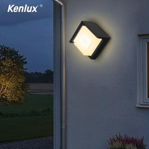 Kenlux Waterproof indoor outdoor Led wall lights 7W LED Aluminum Wall Lamp Garden Lights Modern wall lights Porch Yard Light