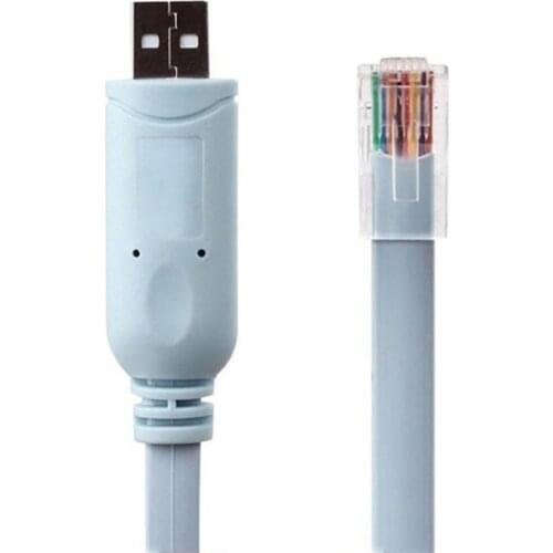 1.8M USB To RJ45 For Cisco USB Console Cable FTDI 744664241835 A7H5 For Huawei Router Rollover Console
