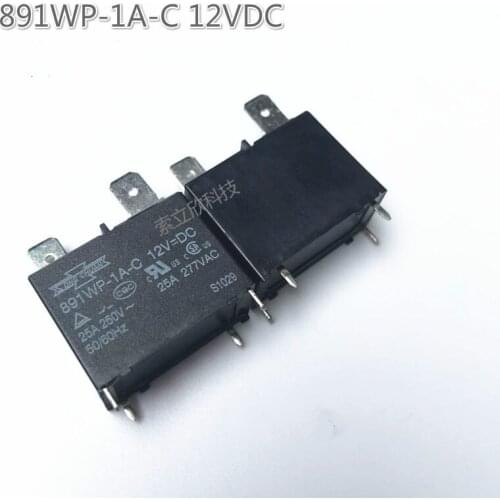 2pcs 891wp-1a-c 12vdc 25a Water Heater. New Air Conditioner Relay