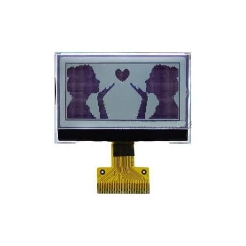 30PIN COG 12864 LCD Screen ST7567R IC 3.3V White Backlight Parallel Interface