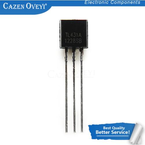 50pcs/lot TL431A TL431 TO-92 Voltage References 2.5-36V Prog Adjust new original In Stock