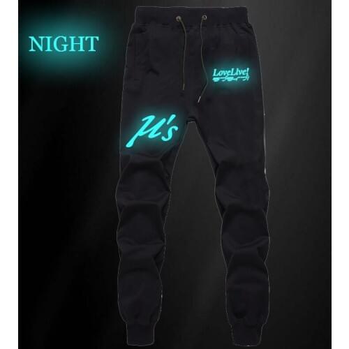 Anime Lovelive US Luminous Pants Autumn Winter Men Joggers Fitness Long Trousers Casual Sweatpants Cosplay Pants Plus Size