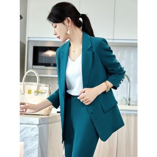 Business suits ladies womens suits blazer with pants women blazer office business work suits for women jacket and pants set