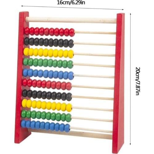 Child Early Math Educational Learning Toy for Kids Mathematics Logical Thinking Skills for 3-6 Year Olds Wooden