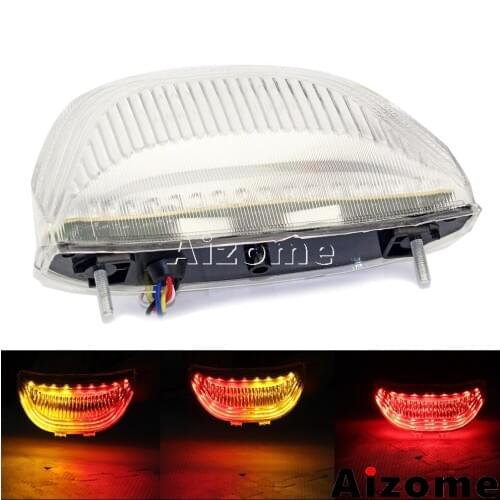 For Honda CBR600RR 2003-2006 CBR1000RR 2004-2007 Motorcycle Integrated Tail Light w/ LED Turn Signals Taillight Rear Stop Lamp