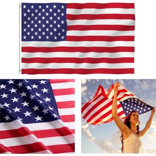 American Flag National Country Flags 3x5 FT Polyester Decoration USA America Banner