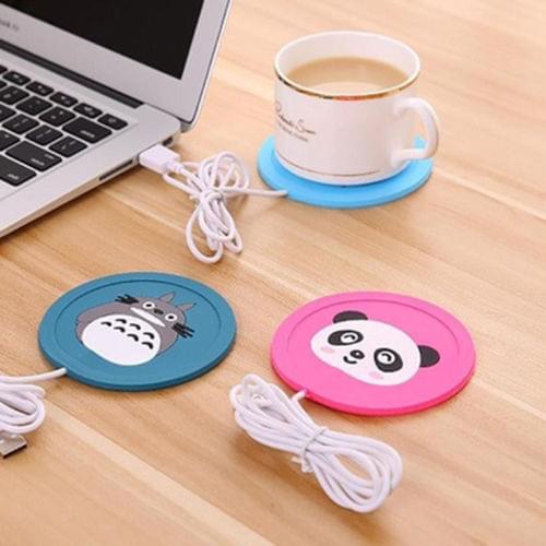The Hotsale Desktop Tea Coffee Cups Mug Pad USB Warmer Heater USB Heat Preservation Mat Heating Soft Coaster
