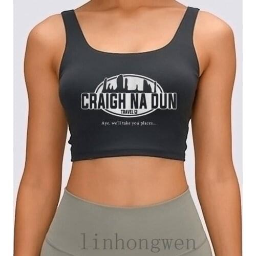 Craigh Na Dun Travel Aye We Ll Take You Place Women Tank Top Design Breathable Spring Pictures Graphic S-XL Slim Crop Top