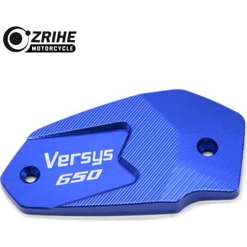 High Quality For kawasaki VERSYS 650 VERSYS650cc VERSYS650 VERSYS 650cc 2008-16 Motorcycle CNC Brake Fluid Reservoir Cap cover