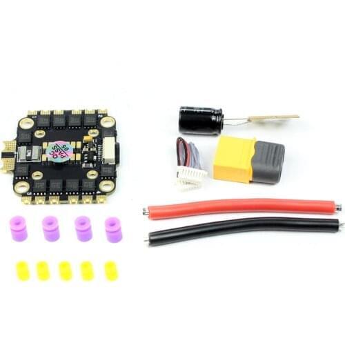 HAKRC HK8B45 BLheli_S 2-6S 45A 20/30.5mm Dual Hole FPV Brushless ESC for RC Race Freestyle Long Range 5/6/7inch Drone Quadcopter