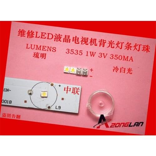 LUMENS LED Backlight 1W 3V 3535 3537 Cool white LCD Backlight for TV TV Application 500PCS