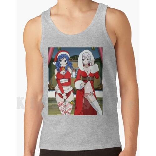 Fairy Tail tank tops vest sleeveless Fairy Tail Lucy Fairy Tail Ecchi Manga Sexy Anime Ladie Natsu Mirajane Juvia