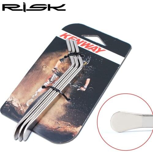 3pcs/set Bicycle Metal Alloy Steel Wheel Tyre Tire Levers opener Sliver cured Bicycle Repair Tool Hooks