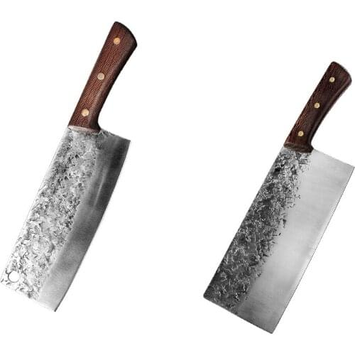 Hand Forged Small Slicing Kitchen Knife Household Lightweight and Labor-saving Stainless Steel Meat Cleaver