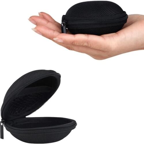 NEW Portable Earphone Bag Coin Purse Headphone Case Cable Storage Box