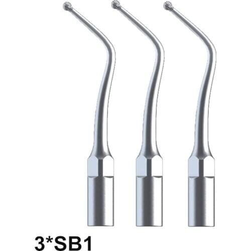 New 3Pcs SB1 Dental Laboratory Equipment Tip For EMS and Woodpecker Scaler For Remove The Calcification And Bad Filling Material