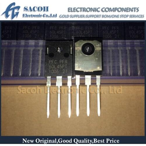 New Original 10PCS/Lot PFC60L45PT PFR60L45PT 60L45PT or MBR6045PT MBR6045WT MBR6045 6045 TO-247 60A 60V Schottky Barrier Diode