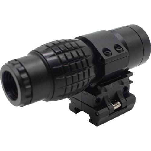 Outdoor 3x Magnifier Sight Holographic Sighting Telescope Tactical Hunting Suitable For Aiming At Fast Moving Targets Accepted