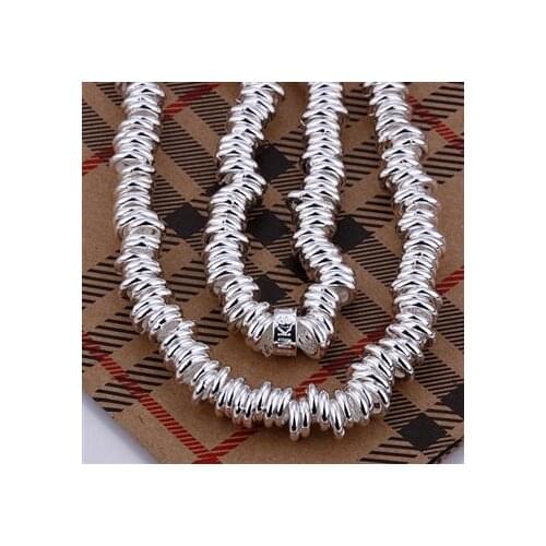 Wholesale fashion jewelry Necklace , M925 Silver color Necklace . Nice Jewelry. Good Quality N137