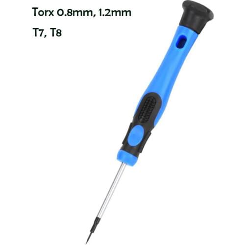 Precision Torx 0.8mm 1.2mm T7 T8 Screwdriver Hexagonal Hex Screwdriver Mobile Phone Repair Tool Magnetic Tip Screw Driver