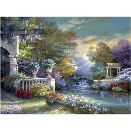Needlework for embroidery DIY DMC High Quality - Counted Cross Stitch Kits 14 ct Oil painting - Peaceful Song