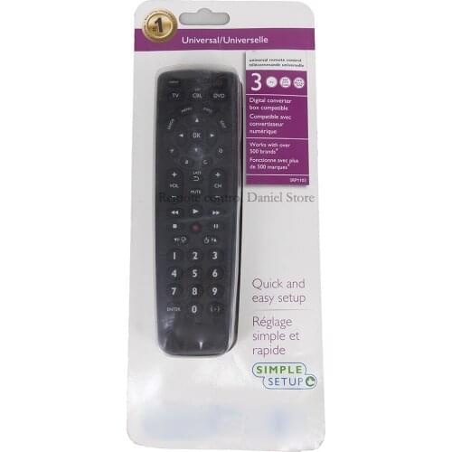 Replacement FOR Philips Perfect SRP1103/27 CONTROL TV SAT CABLE Fit for DVD VCR Universal Remote Control