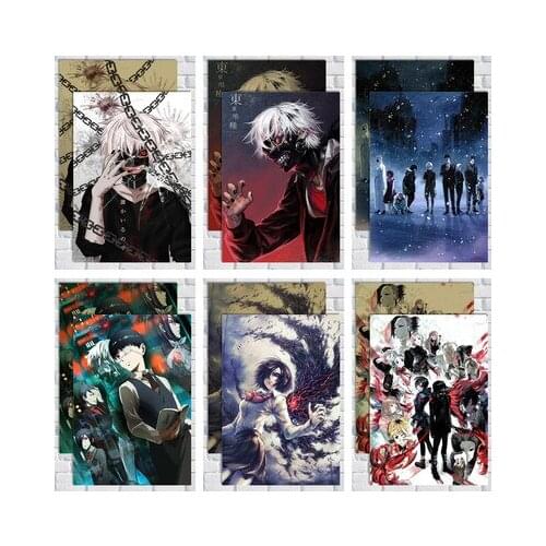 Tokyo Ghoul Clear Image Wall Stickers Home Decoration Good Quality home art Brand